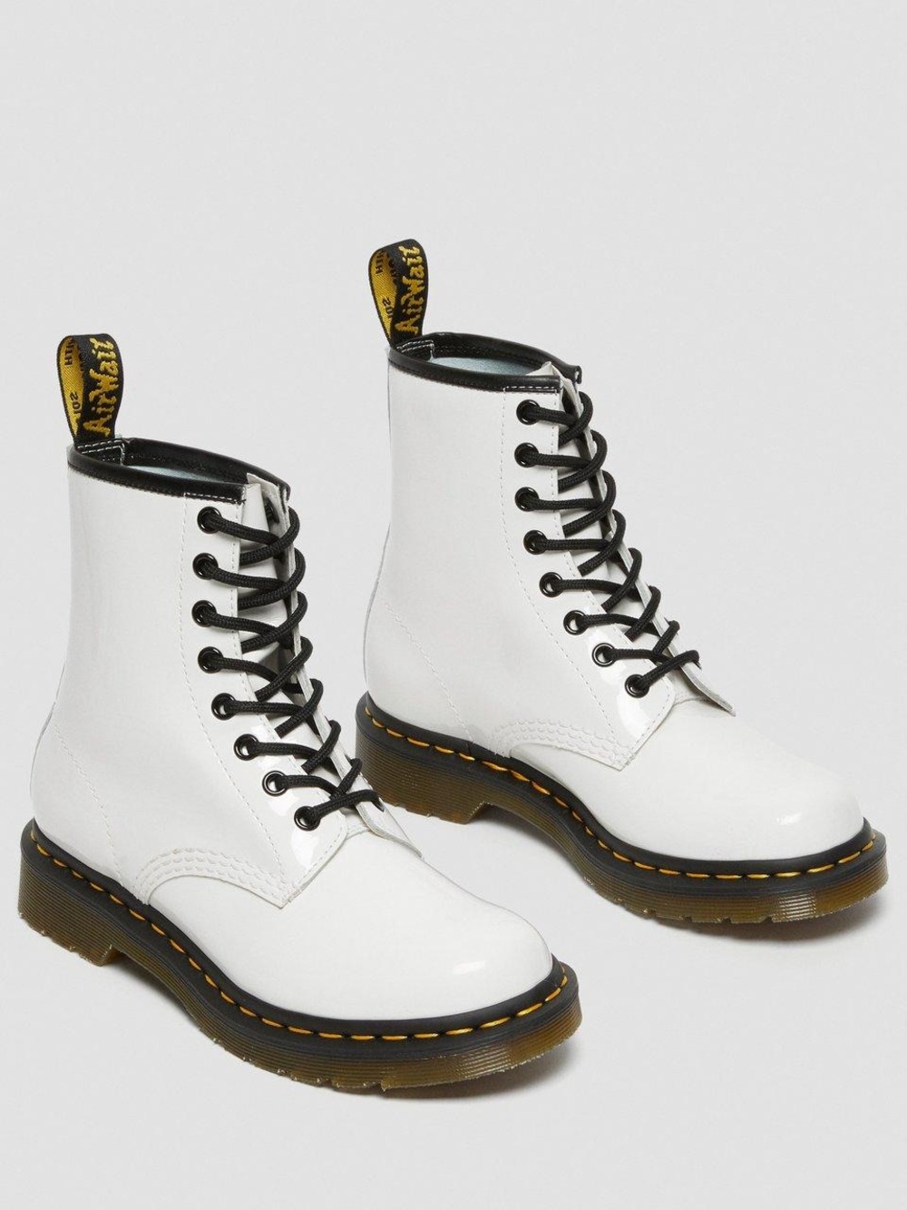 Dr Martens 1460 Smooth Leather Boots Womens size 7 in White